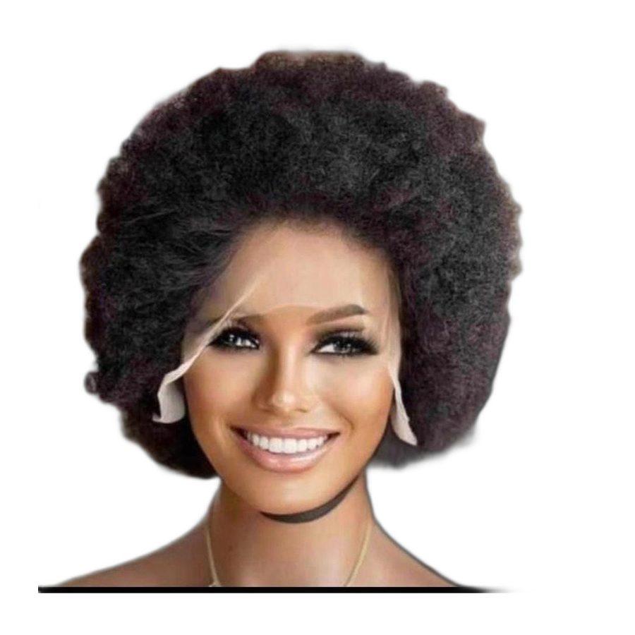Afro Kinky Curly Lace Wig — Short