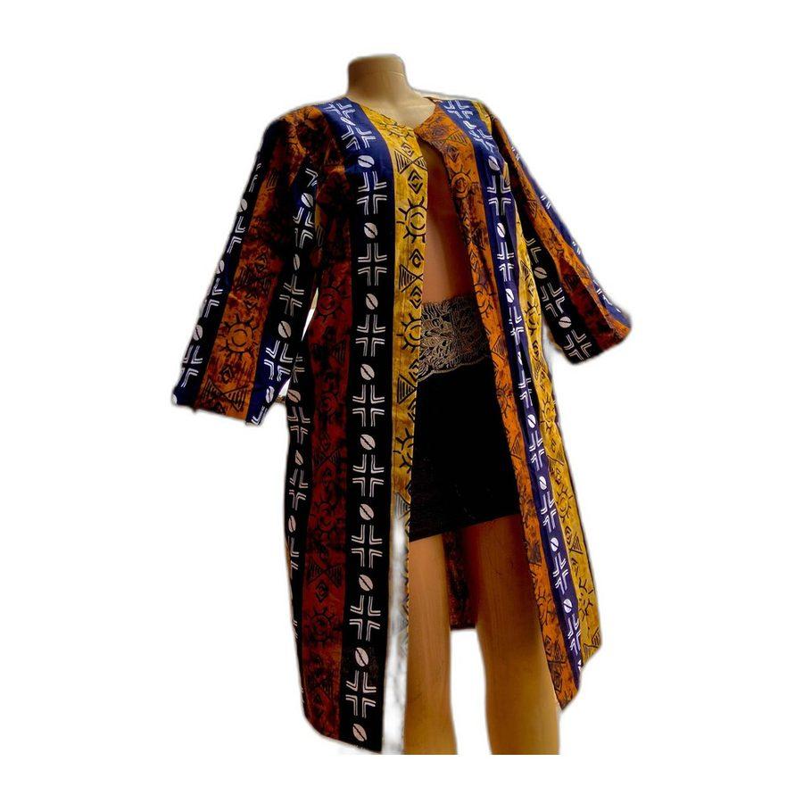 Patchwork Duster Jacket