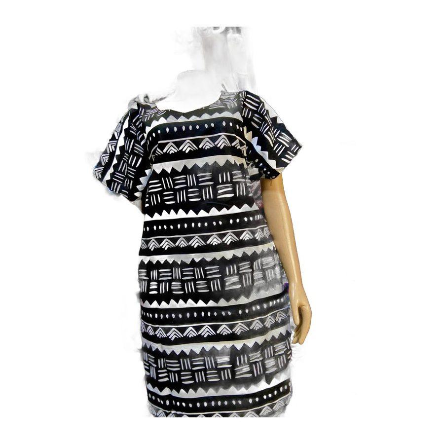 Mudcloth Kaftan — Ivory & Ink