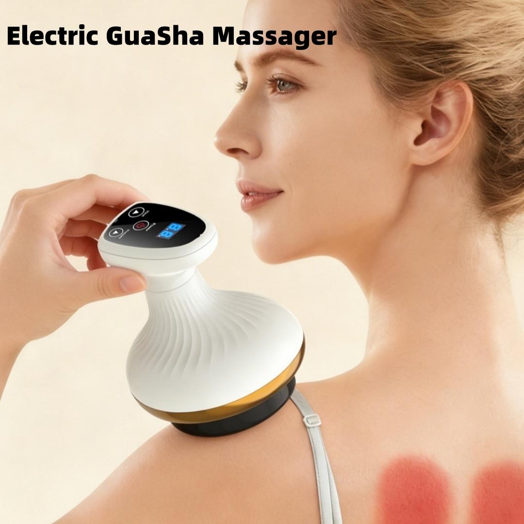 Electric Gua Sha Board Beauty Massager Cupping Device Electric Meridian Brush Home Abdomin