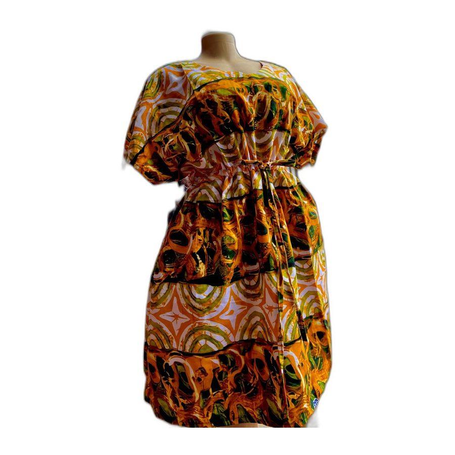 Tie-Waist Dress — Amber Batik