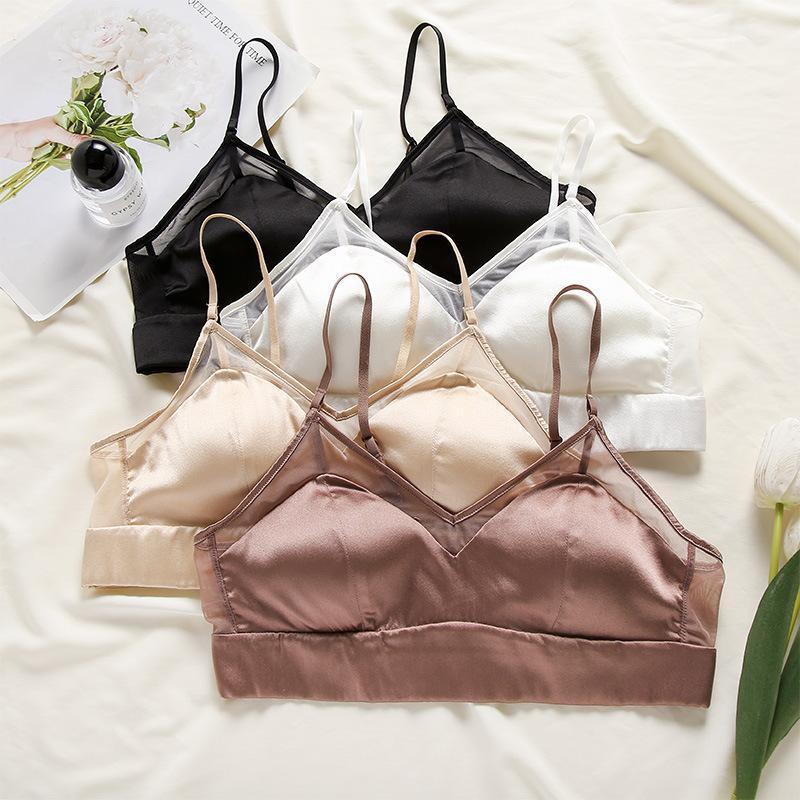 Fashionable Minimalist Seamless Silk Underwear