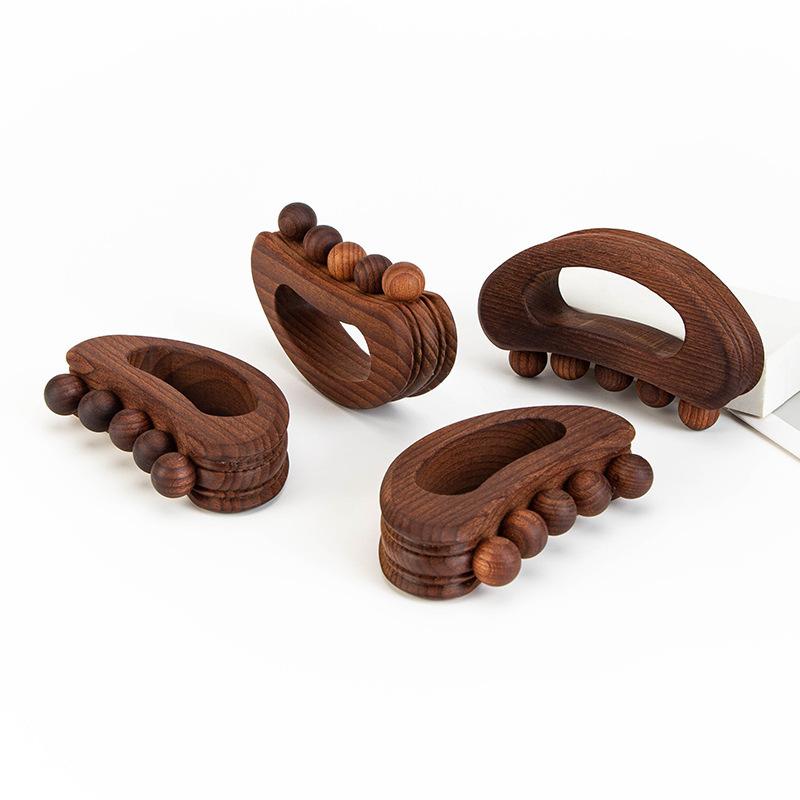 Carbonized Beech Wood Gua Sha Board With Grain Pattern A Magical Tool For Unblocking Merid